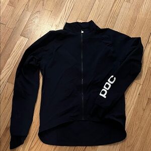 POC Black Long Sleeve Cycling Jacket